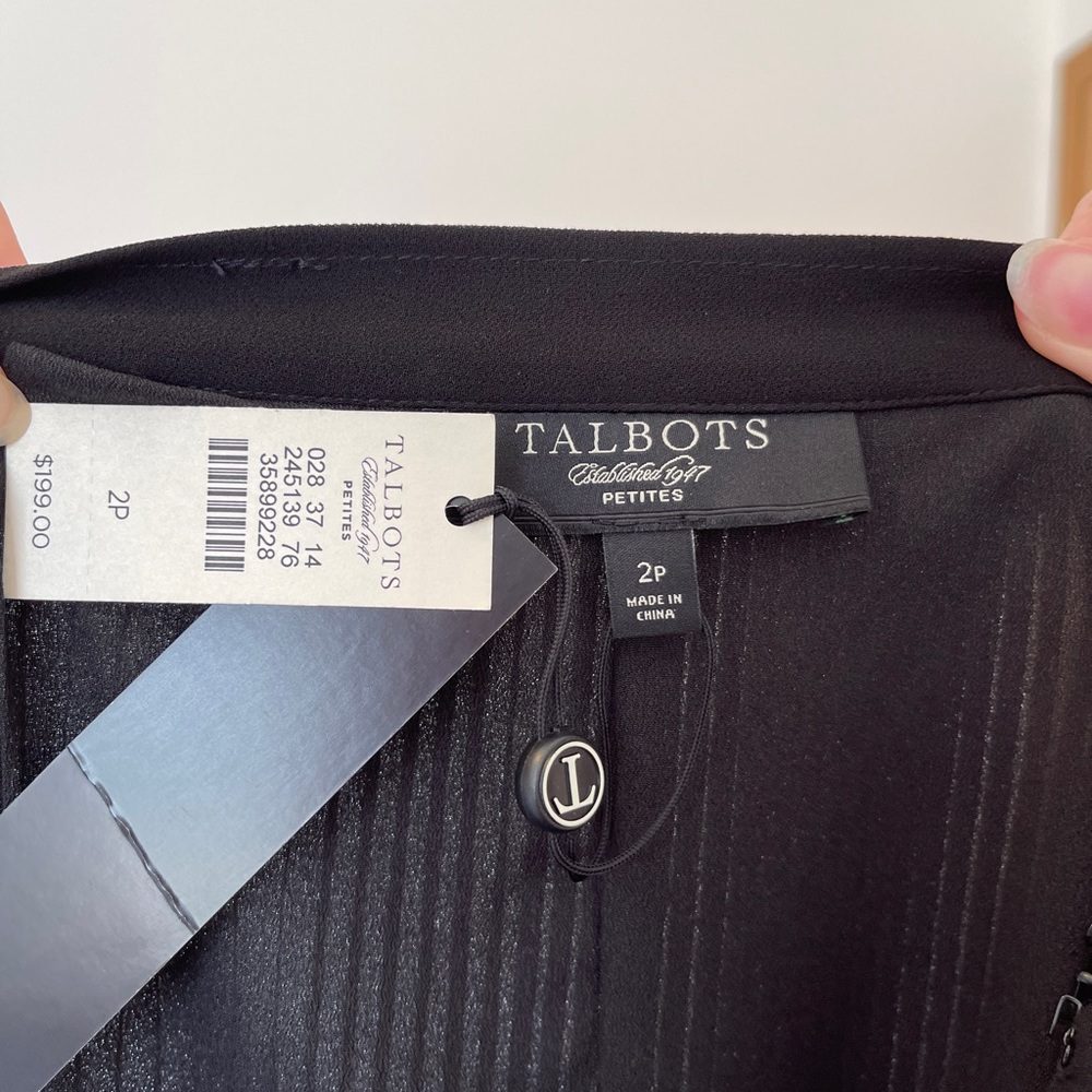 Talbots Pleated Maxi Skirt